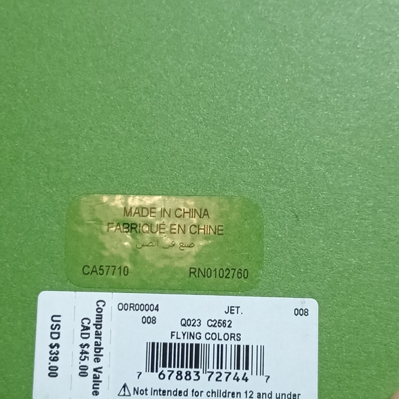 Kate Spade New York Black and Gold Color Stud Earrings NWT - Picture 2 of 2